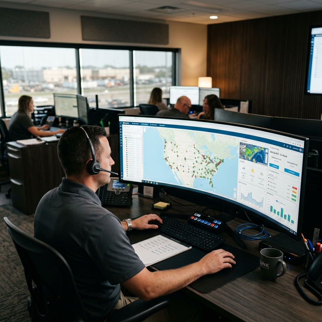 AYRS dispatch operator coordinating routes from the remote operations center